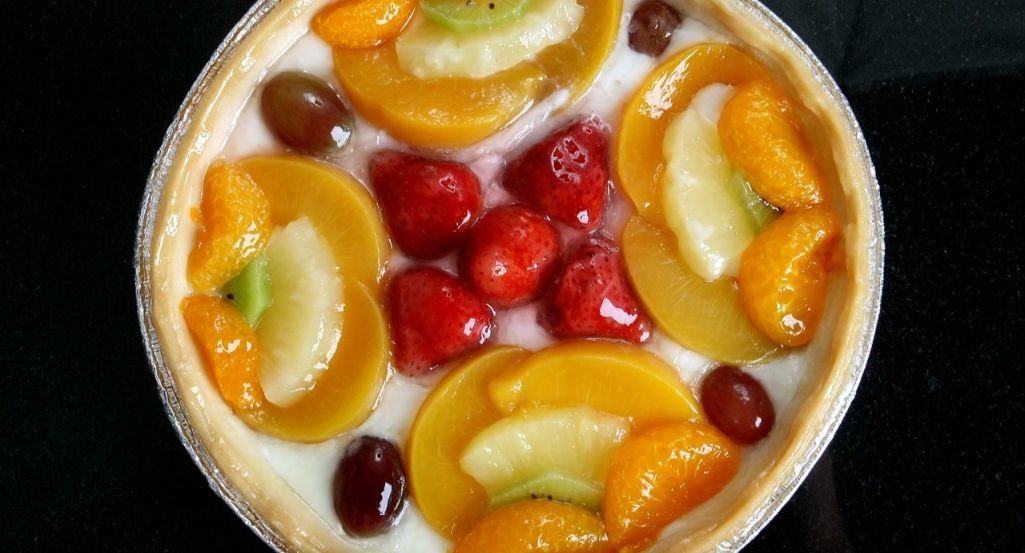 tarta de frutas con crema chantilly receta